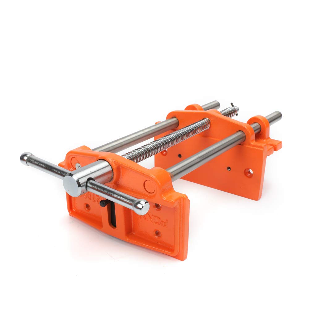 Pony Jorgensen 27091 Medium Duty Woodworker's Vise, Orange, Grey, 9-Inch By 7-Inch
