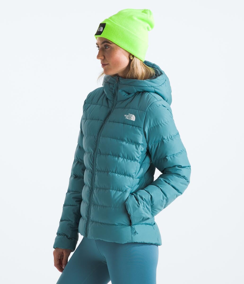 THE NORTH FACE Women's Aconcagua 3 Hooded Jacket | Insulated, Wind & Water Resistant, Attached 3 Piece Hood With Cinch Cord