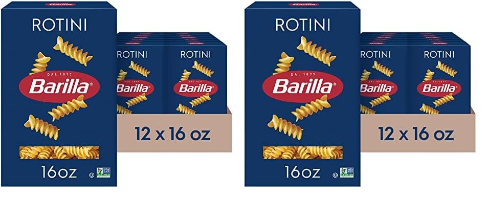 Barilla Elbows Pasta, 16 oz. Box (Pack of 8) - Non-GMO Pasta Made with Durum Wheat Semolina - Kosher Certified