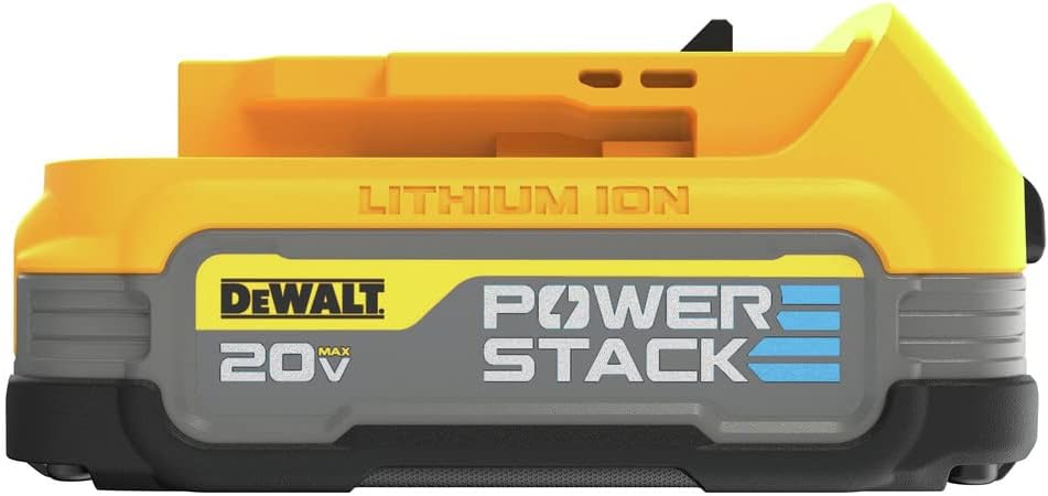 DEWALT 20V MAX POWERSTACK Lithium Ion Battery 2 Pack (DCBP034-2)