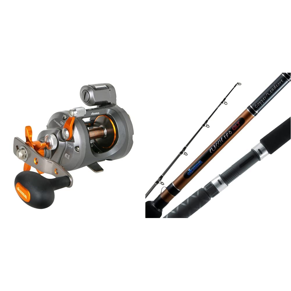 Okuma Cold Water Linecounter Trolling Reel