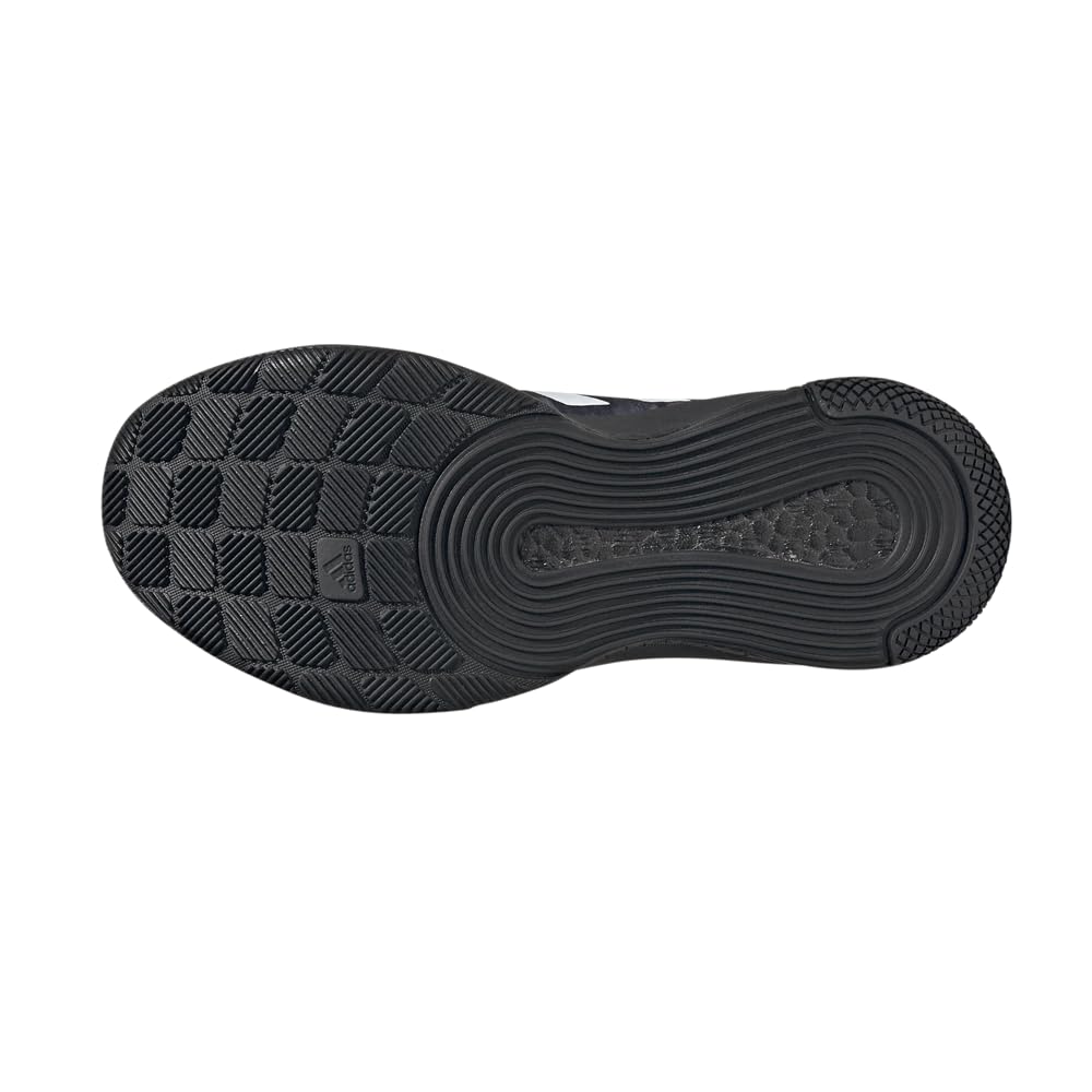 adidas Women's Crazyflight Sneaker, Black/White/Black, 8