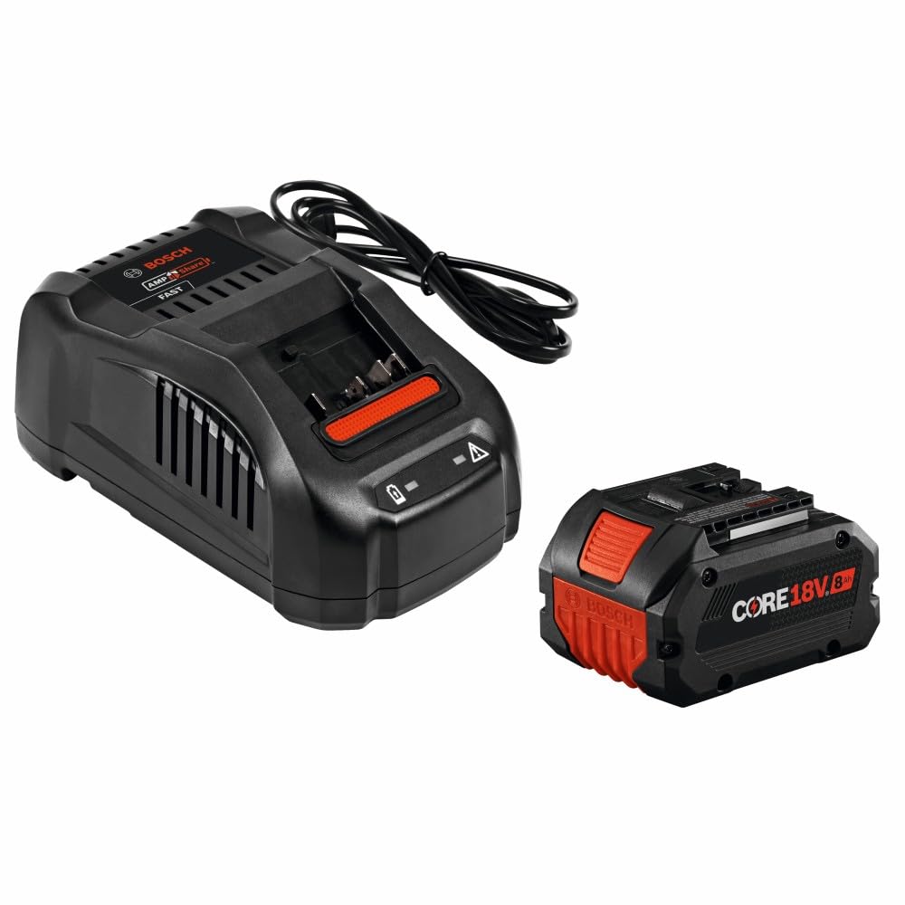 Bosch GBA18V80-2PK 18V CORE18V® Lithium-Ion 8 Ah High Power Battery, 2-Pack