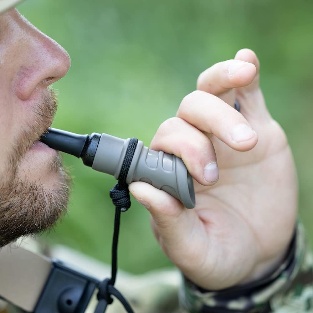 FOXPRO Kamikaze Predator Hand Call for Coyote Hunting Bite Call Design in Gray