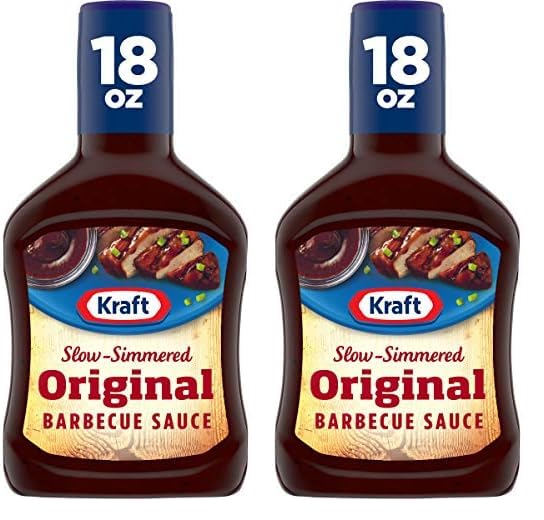 Kraft Sweet Brown Sugar Slow-Simmered Barbecue Sauce, 18 oz Bottle