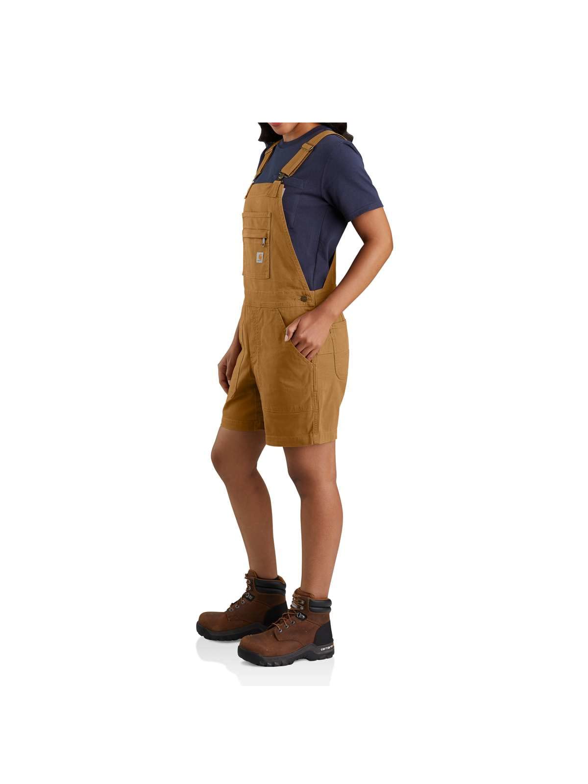 Carhartt Women's Rugged Flex Relaxed Fit Canvas Shortall