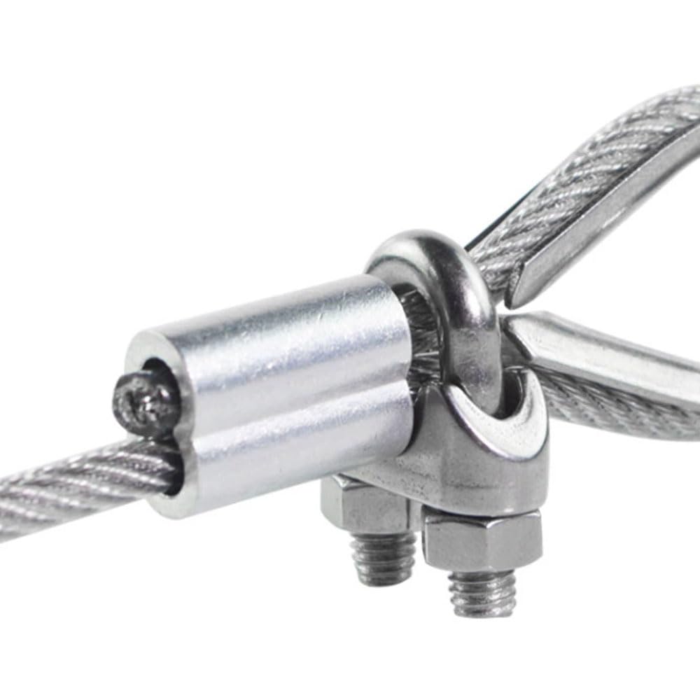 200 Pcs Aluminum Crimping Loop Sleeve 3/32",Cable Crimp Ferrules for Wire Rope and Cable (3/32''(2.5mm)-200pcs)