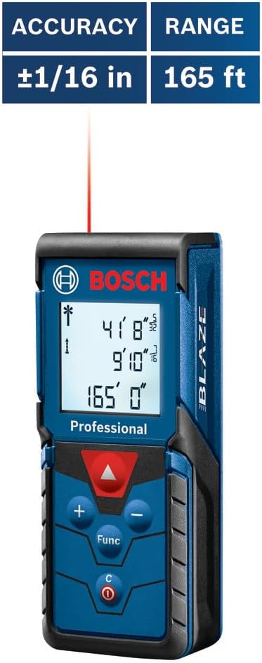 Bosch GLM165-40 Blaze™ Pro 165 Ft. Laser Measure
