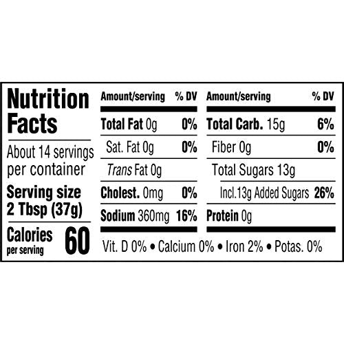Kraft Sweet Brown Sugar Slow-Simmered Barbecue Sauce, 18 oz Bottle