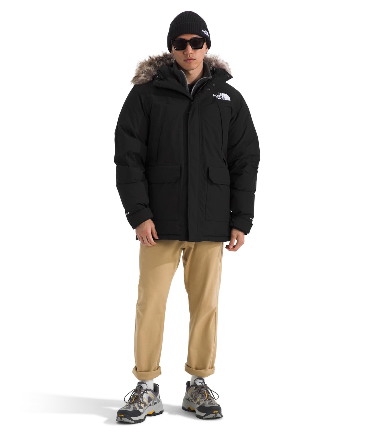 THE NORTH FACE Men's McMurdo Parka | Long Waterproof Winter Jacket With 600 Fill Waterfowl Down Insulation