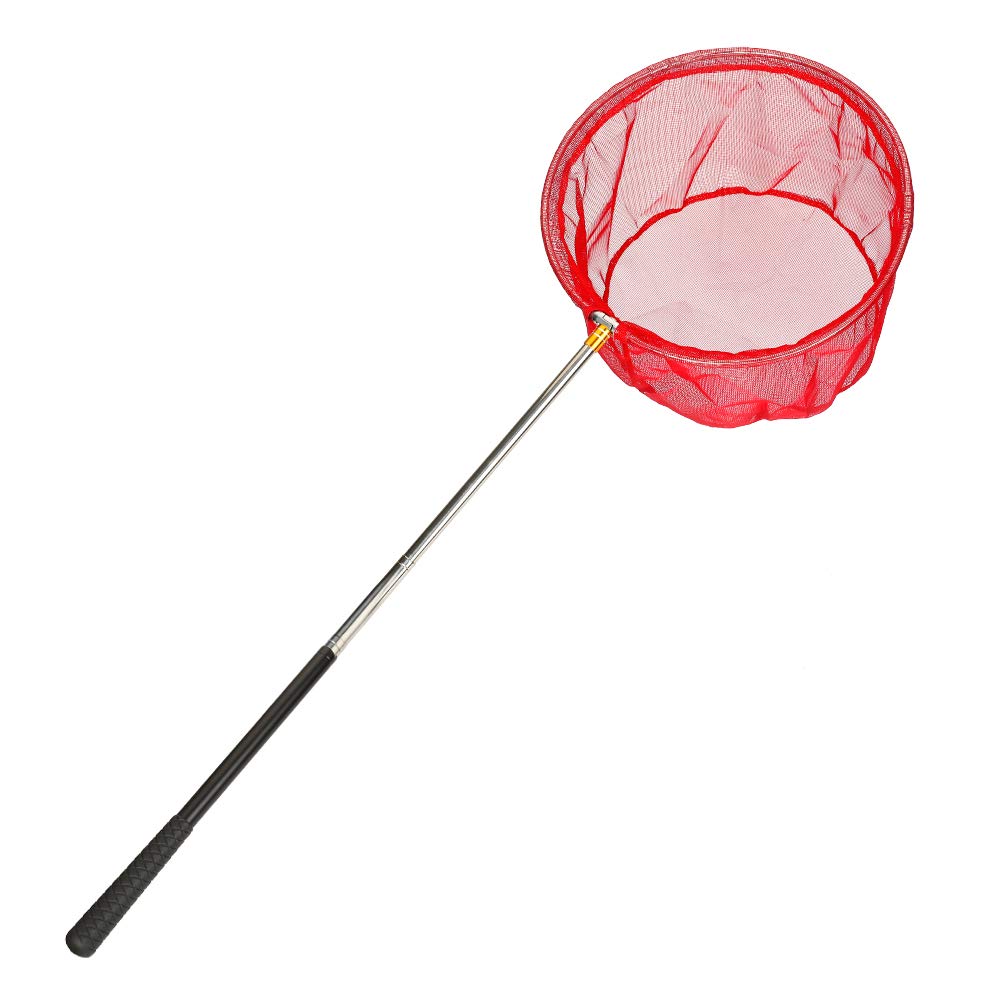 RESTCLOUD Bait Net and Fishing Landing Net with Telescoping Pole Handle Extends to 59 inches