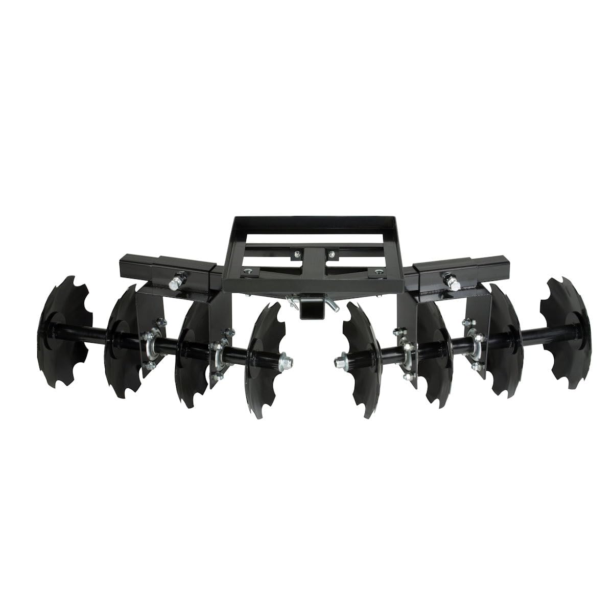 Impact IMPLEMENTS® 6-Piece Implement Kit for ATV, UTV, and Garden Tractors - Includes Lift, Landscape Rake, Cultivator, Box Blade, Disc Plow, and Middle Buster.