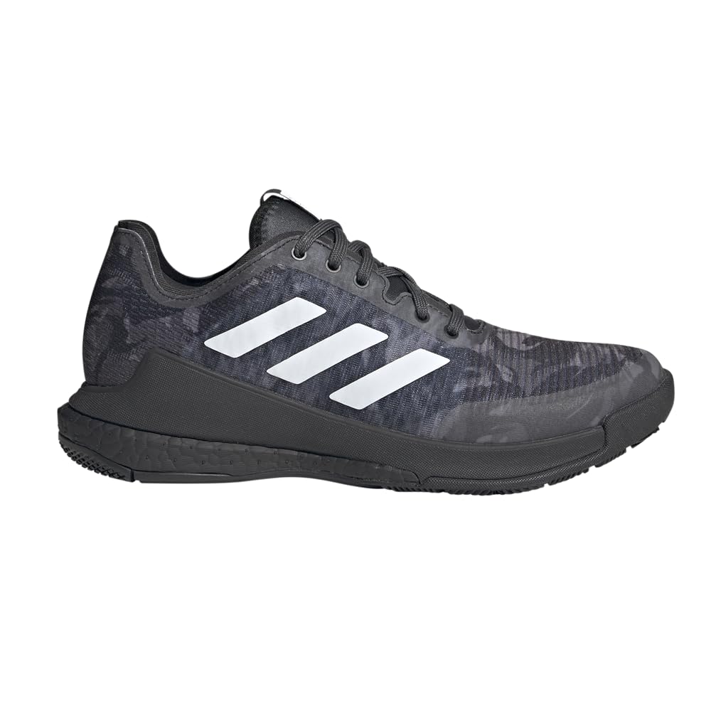 adidas Women's Crazyflight Sneaker, Black/White/Black, 8