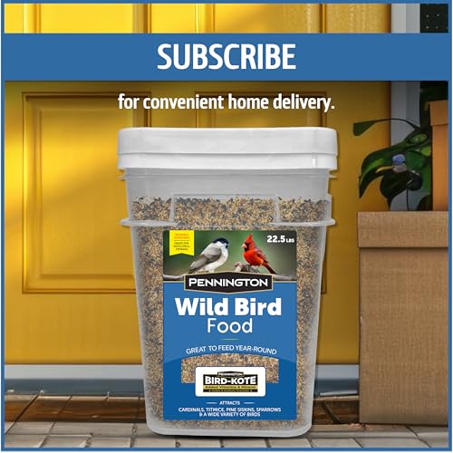 Pennington Pride Songbird Nut & Fruit Blend, Wild Bird Seed for Outside Feeders, Advanced Nutrition Formula for Bird Health, 10-lb. Bag