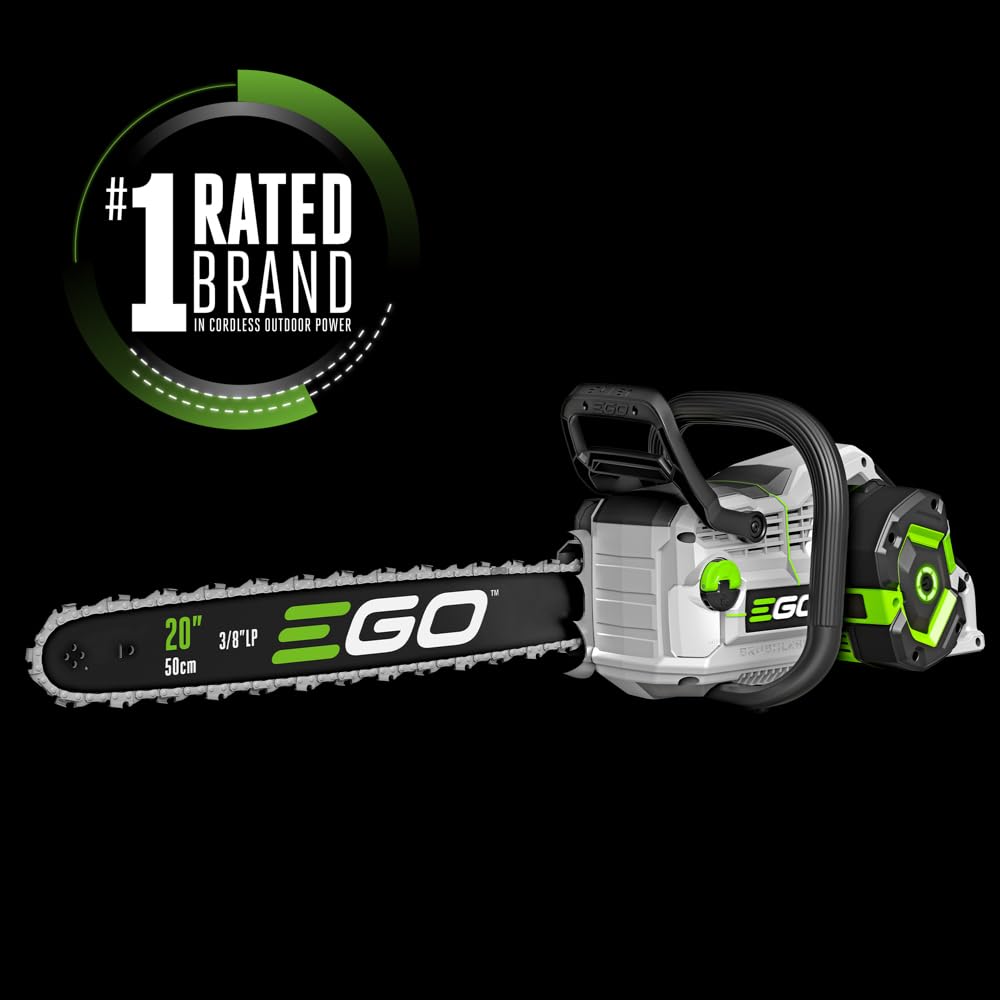 EGO POWER+ Chain Saw, 16” Battery Powered Chainsaw, Electric Cordless, Includes 56V 2.5Ah Battery and Charger – CS1611