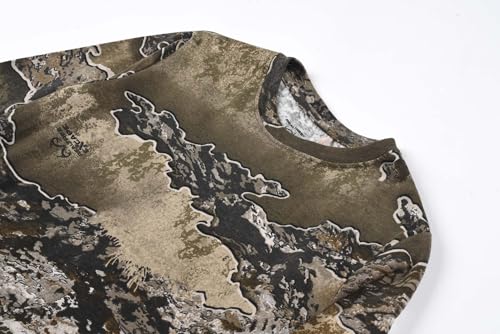 Realtree and Mossy Oak Authentic Youth Camouflage Pattern Long Sleeves Crewneck Tee Shirts for Kids