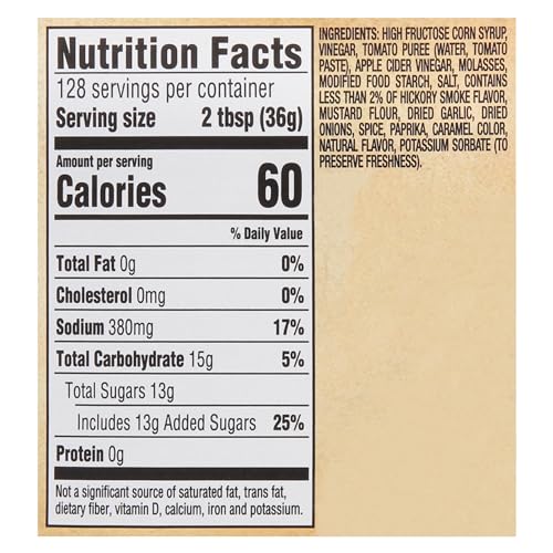 Kraft Sweet Brown Sugar Slow-Simmered Barbecue Sauce, 18 oz Bottle