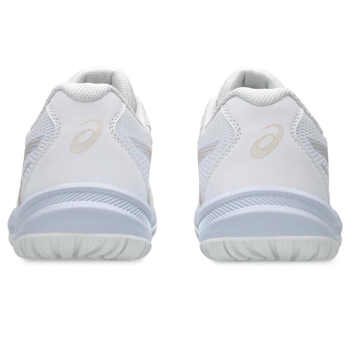 ASICS Women's Upcourt 6 Volleyball Shoes, 12, White/Champagne