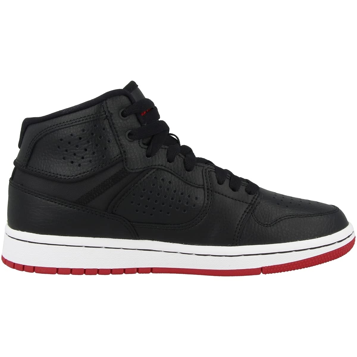 Nike Men's Basketball Shoes, Multicolour Black Gym Red White 001, 7.5 UK
