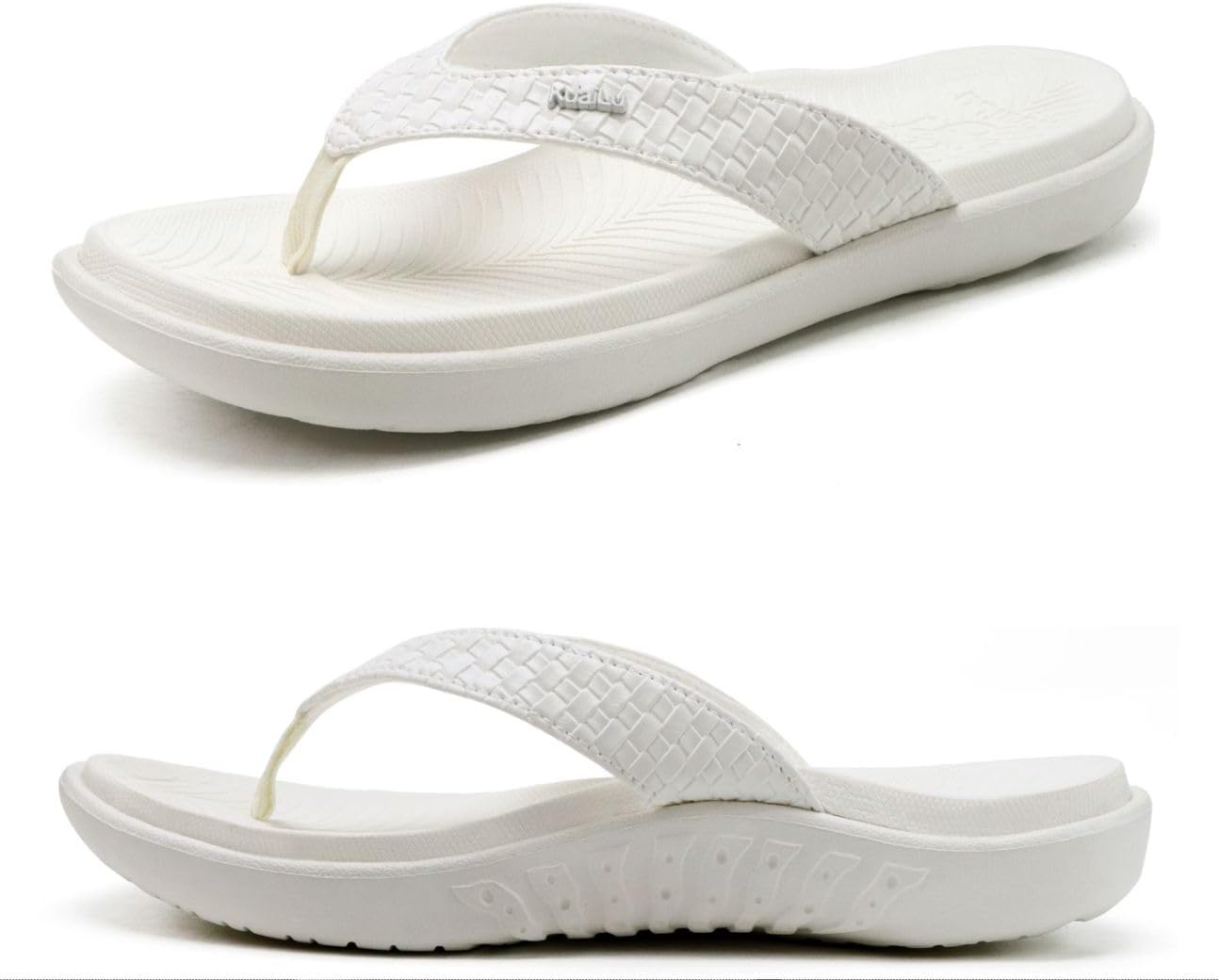 KuaiLu Womens Flip Flops Ladies Yoga Mat Comfortable Walking Thong Sandals With Plantar Fasciitis Arch Support Slip On Indoor Outdoor For Summer