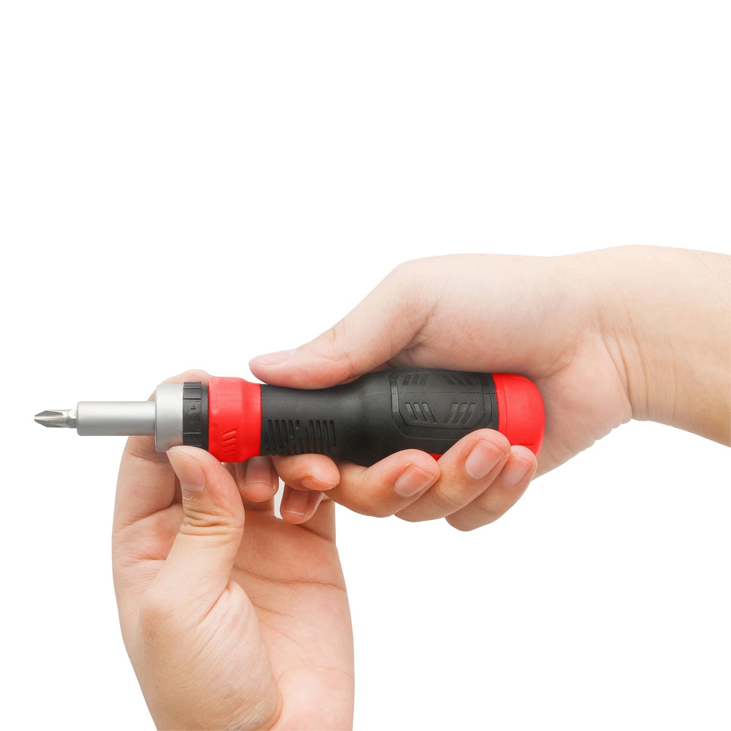 SHARDEN Multi Screwdriver 13-in-1 Screw Driver Adjustable Screwdriver Set Multitool All in One with Torx Security, Flat Head, Phillips, Hex, Square and 1/4 Nut Driver