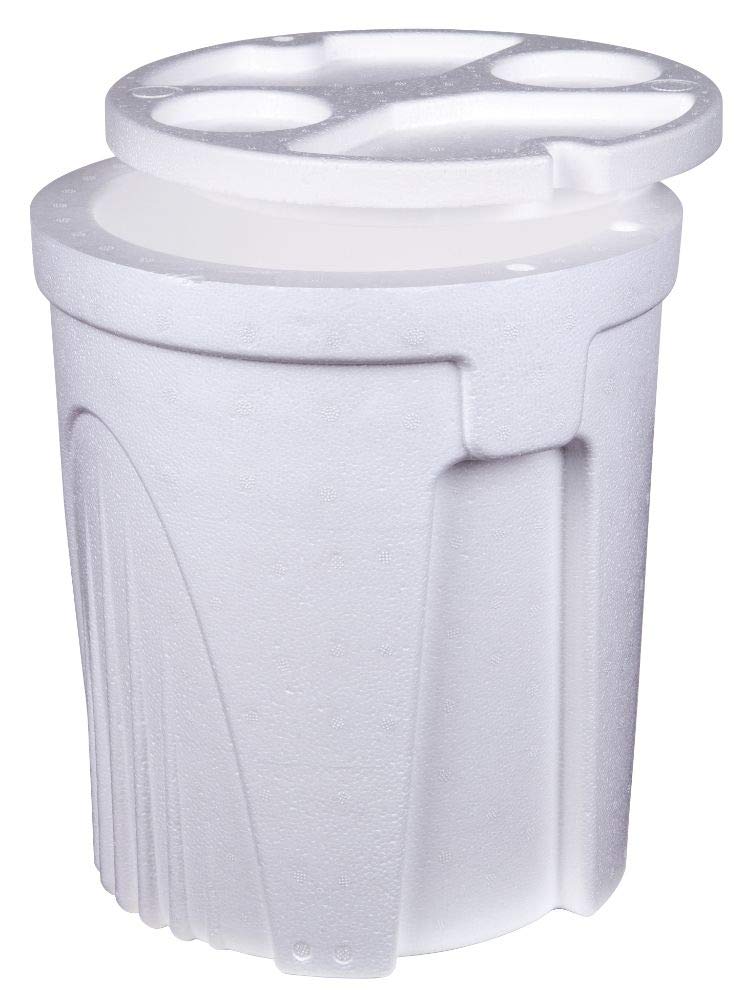 Flambeau Outdoors 6084FA 8 Qt. Insulated Bait Bucket with Water Resistant Aerator One Combo Pack, Live Bait Bucket and Aerator, Lime Green/White