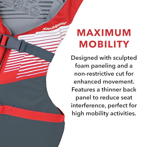 Stohlquist Universal Fit Adult Life Jacket PFD (2 and 4 Pack) Coast Guard Approved for Men and Women 90+ lbs, Lightweight Neoprene and Adjustable, Ideal for Boating, Kayaking & Water Sports