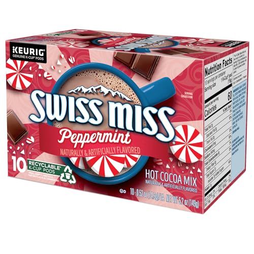 Swiss Miss Milk Chocolate Hot Cocoa, Single-Serve Keurig K-Cup Pods, Hot Chocolate, 44 Count
