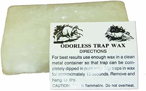 Trapping Trap Wax, White, 1lbs