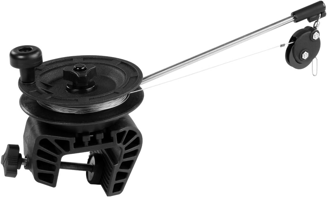 Scotty #1071DP Laketroller Manual Downrigger, Clamp Mount, Display Packed black, Small