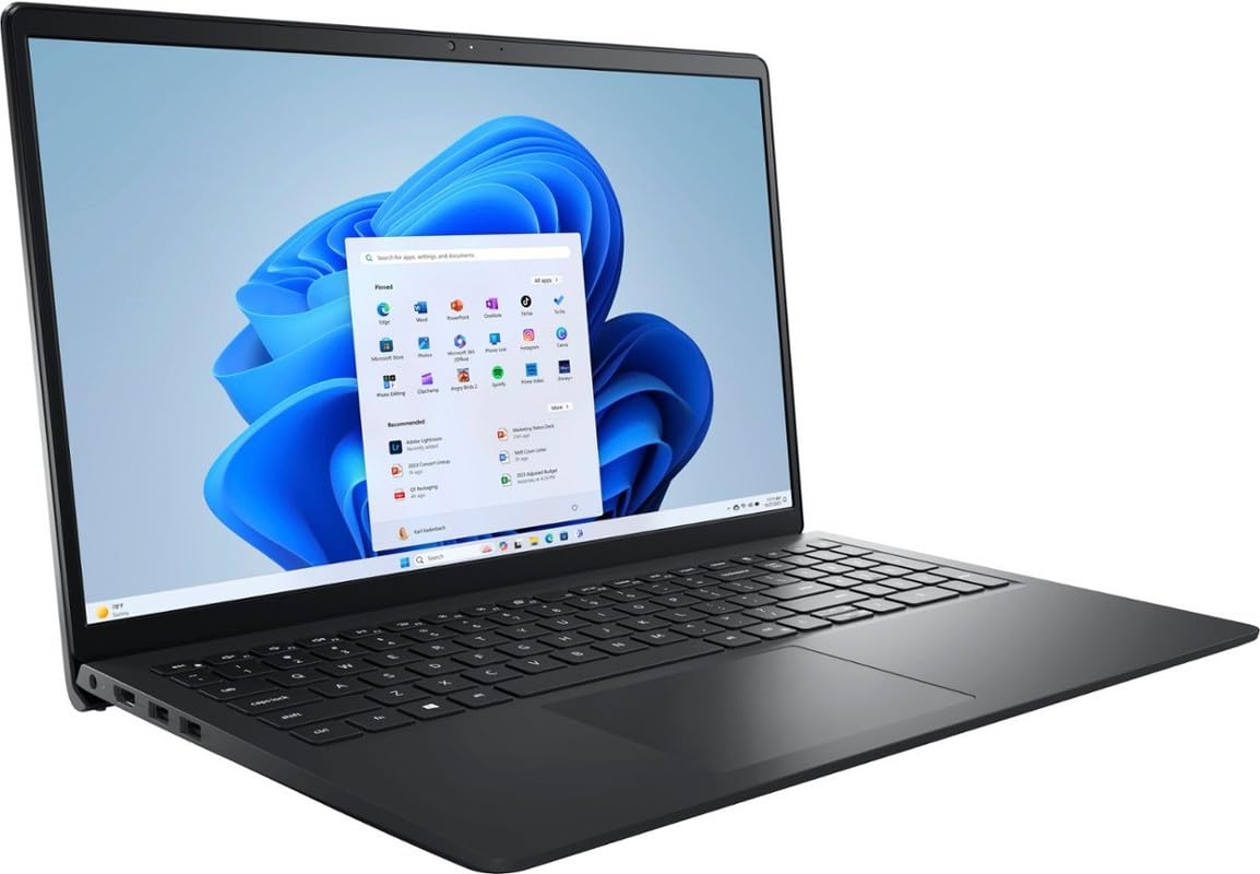 Dell Inspiron Touchscreen Laptop, 15.6" Business & Student Laptop Computer, Windows 11 Pro Laptop, Intel i5-1155G7 Processor, Full HD IPS Display, Numeric Keypad, Carbon Black (40GB RAM | 2TB SSD)