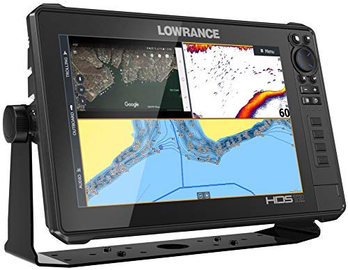 Lowrance HDS-Live Fish Finder, Multi-Touch Screen, Live Sonar Compatible, Preloaded C-MAP US Enhanced Mapping