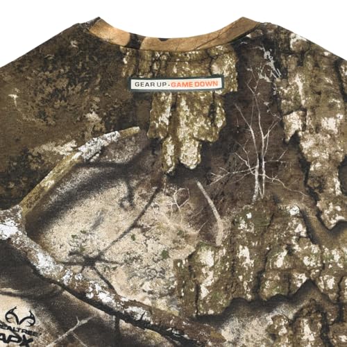 Realtree and Mossy Oak Authentic Youth Camouflage Pattern Long Sleeves Crewneck Tee Shirts for Kids