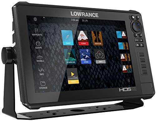 Lowrance HDS-Live Fish Finder, Multi-Touch Screen, Live Sonar Compatible, Preloaded C-MAP US Enhanced Mapping