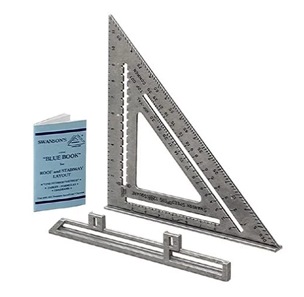 SWANSON Tool Co S0101 7 Inch Speed Square, Blue