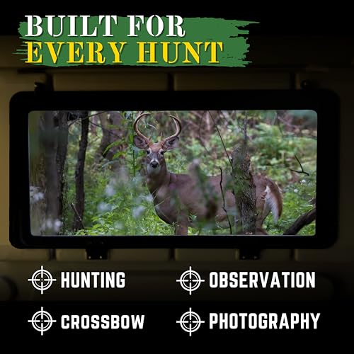 Outta Site Hunting Blind – 4 & 5 Sided High Density Plastic Hunting Blind – 1-2 & 2-3 Person Hard-Sided Ground Blind for Deer, Turkey Hunting – 360 Views – Arctic Snow Camo, Habitat Olive, Thicket Oak