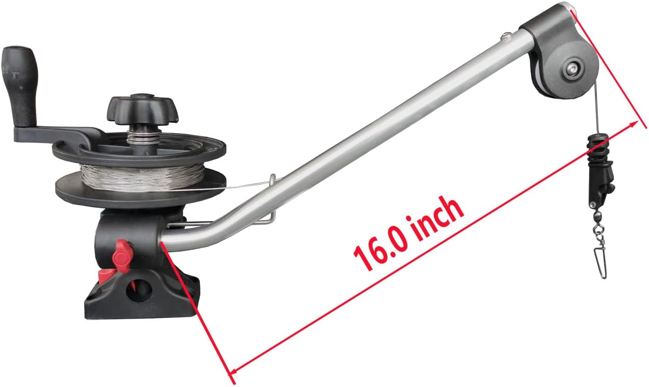 Brocraft Minin Manual Downrigger/Small Boat Easy Catch Lake-Troll Manual Downrigger/Kayak Downrigger