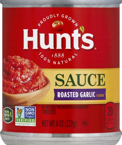 Hunt's Tomato Sauce with Basil, Garlic, and Oregano, Keto Friendly, 8 oz