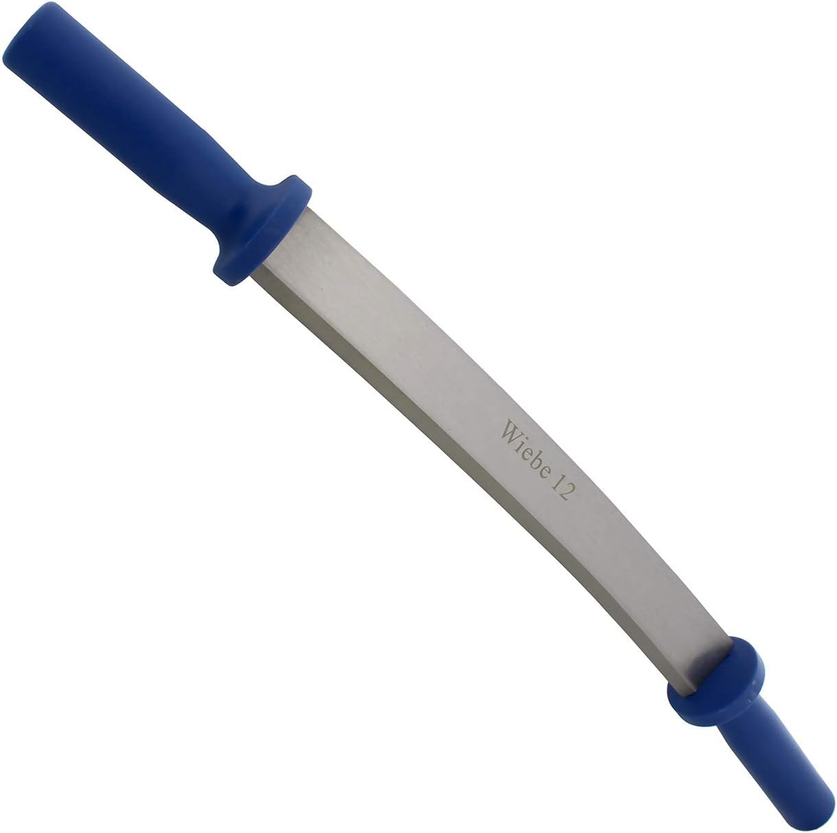 12 Inch Fleshing Knife Hide Tanning Fleshing Tool – Dual Handle Hide Scaping Flesher Tool Leather and Taxidermy Supplies