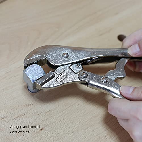 Amazon Basics 3-Piece Quick Release Groove Joint Pliers Set, Drop Forged Chrome Vanadium Steel, Includes 7-inch,10-inch, and 12-inch, Black