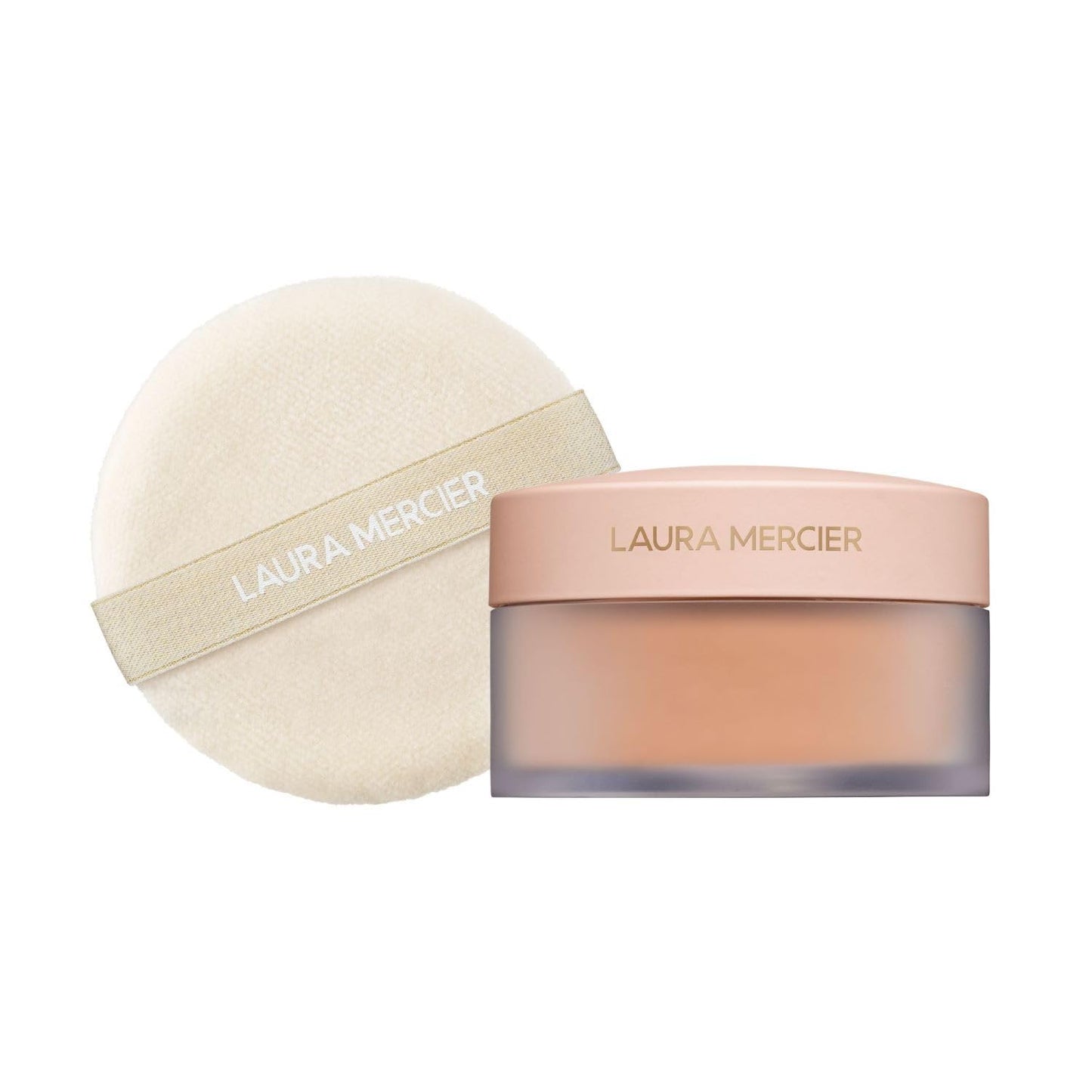 Laura Mercier Translucent Loose Setting Powder & Puff Set Divinely Flawless: 24 HR Shine Control, Soft Matte Finish, Long Lasting Wear, Best for Normal to Oily Skin, Medium Deep