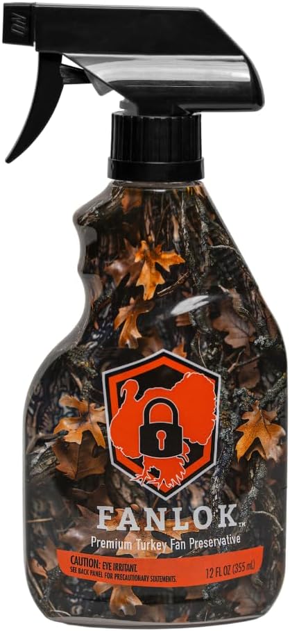 FanLok® - Easily Preserve Turkey Fans - Ultimate Gift for Turkey Hunters - Taxidermy Supplies