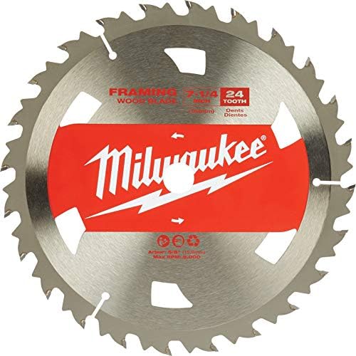 10-pack Milwaukee 48-41-0710 7-1/4 in. 24T Basic Framer Circular Saw Blades