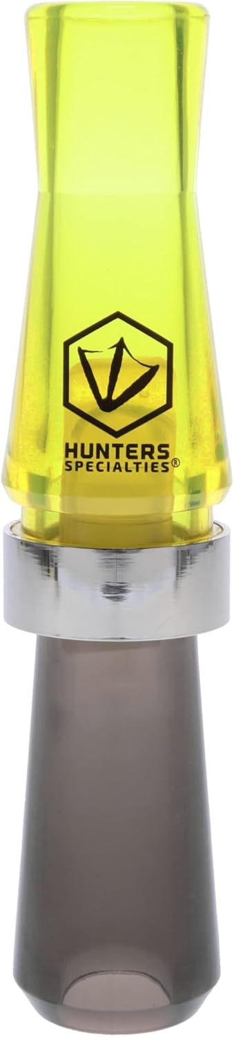 Hunters Specialties Hunting E-Z-E Plucker Short Reed Goose Call - Easy Blowing Polycarbonate Design Waterfowl Game Call