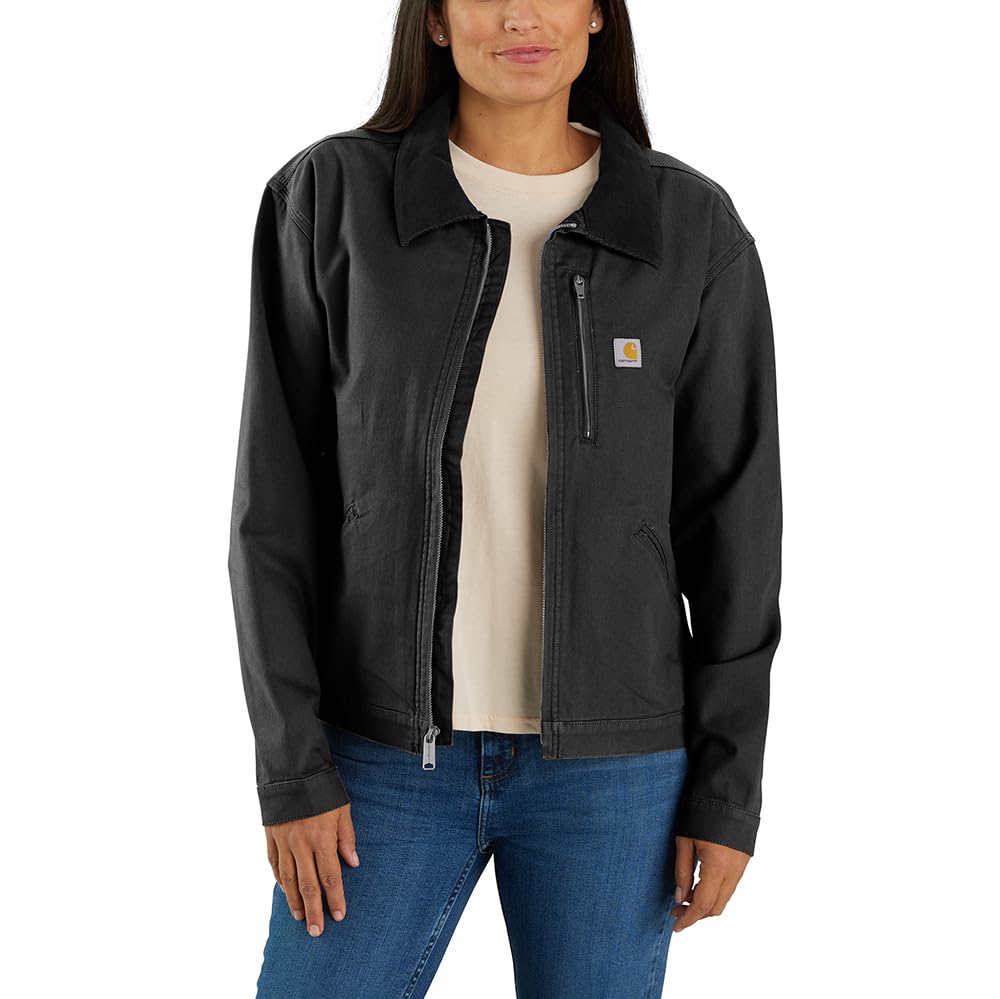 Carhartt Women's Rugged Flex Loose Fit Canvas Detroit Jacket