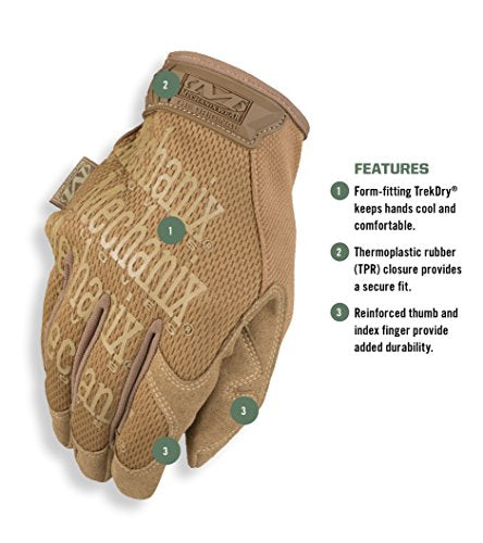 Mechanix Wear: The Original Tactical Work Gloves with Secure Fit, Flexible Grip for Multi-Purpose Use, Durable Touchscreen Safety Gloves for Men (Camouflage - MultiCam, X-Large)