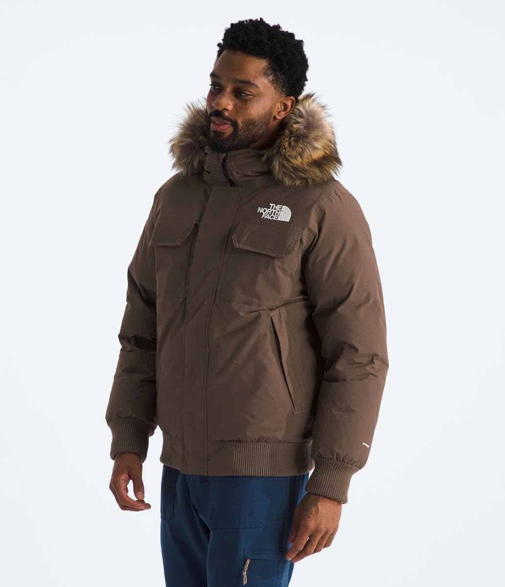 THE NORTH FACE Men's McMurdo Bomber Jacket | Waterproof, Waterfowl Down Insulation, Hooded Jacket