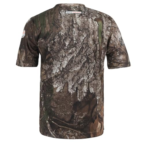 Youth Camouflage Short Sleeve Crewneck Shirt for Boys and Girls