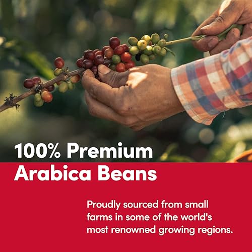 Tim Hortons Original Blend, Medium Roast Ground Coffee, Canada’s Favorite Coffee, Made with 100% Arabica Beans, 48 Ounce Canister