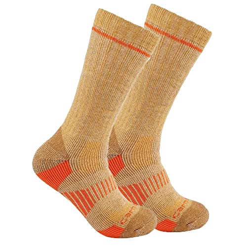 Carhartt Men's Midweight Synthetic-Wool Blend Sock 2 Pack
